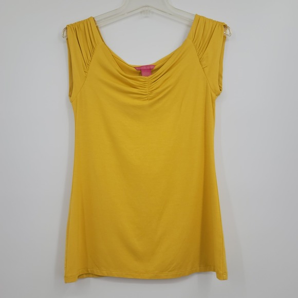 Sunny Leigh Vintage Retro Womens Sleeveless Cowl Neck Top Sz S Festival Boho Y2K - Picture 3 of 9